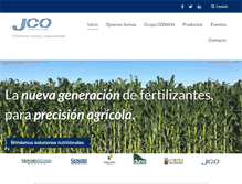 Tablet Screenshot of jcofertilizer.com